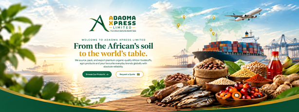 African food products prepared for global export